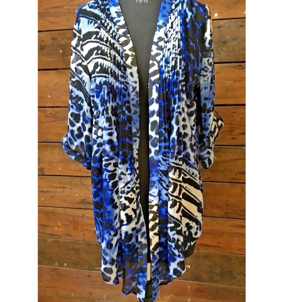 Reduced Today Susan Graver Animal Print Kimono